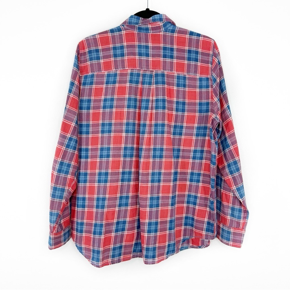 Lands End plaid button down shirt - Picture 5 of 5